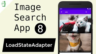 Header & Footer - MVVM Image Search App with Architecture Components & Retrofit #8