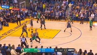 Kyrie Irving CROSSES OVER Stephen Curry! Celtics vs Warriors January 27, 2018