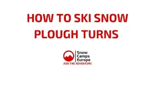 How to make snow plough turns