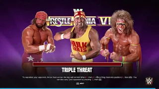 WWE 2K24 Macho Man vs Hulk Hogan vs Ultimate Warrior (Full Intros)