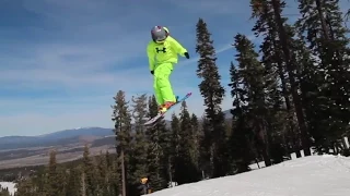 COOL VIDEO!! Little ski kids do HUGE jumps and tricks in terrain park