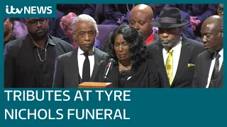 Vice President Kamala Harris joins mourners at Memphis church for funeral of Tyre Nichols | ITV News