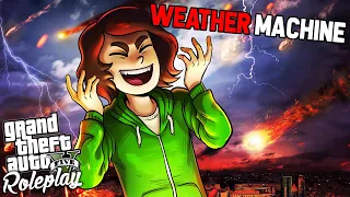 TROLLING THE SERVER WITH A WEATHER MACHINE - GTA RP