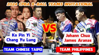 Ko Pin Yi / Chang Yu Lung vs Johann Chua / James Aranas | 2024 CPBA 9-Ball Teams Invitational