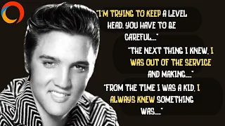 Best Elvis Presley Quotes | The Best Quotes to Inspire Your Day! From the King of Rock🎙️👑 Sing