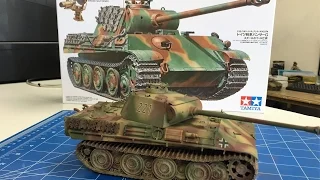 Building the Tamiya 1/35  Panther G steel wheel version with friulmodel metal tracks