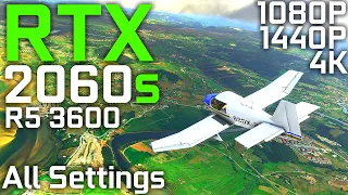 Microsoft Flight Simulator | RTX 2060 Super + Ryzen 5 3600 | Medium vs High vs Max | 1080p 1440p 4K