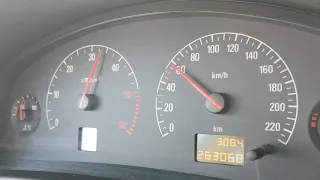 Opel Vectra C 2.2DTI 125km 0-100km/h acceleration