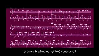 0489 piano no.198 in G nonatonic ii