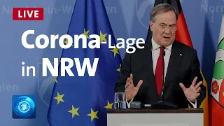 NRW-Ministerpräsident Laschet und Gesundheitsminister Laumann zu Corona-Maßnahmen