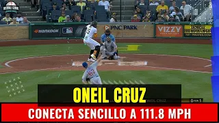 Oneil Cruz le sigue dando con autoridad a la pelota | Béisbol Global