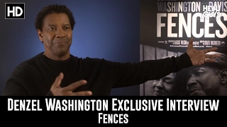 Denzel Washington Exclusive Interview - Fences