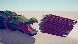 Giant Crocodile vs every God - Tabs - Totally Accurate Battle Simulator