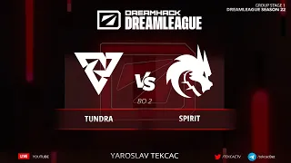 DreamLeague Season 22 – Spirit vs Tundra