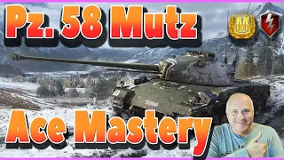 Panzer 58 Mutz ACE WOT Blitz 2.8k dmg 4 kills | Littlefinger on World of Tanks Blitz