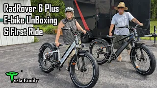 RadRover 6 Plus E-bike Unboxing & First Ride | High-Step & Step-Thru