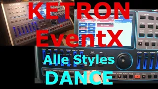 KETRON EventX: DANCE Styles (complete style demo)