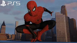 Spider-Man Remastered PS5 - Upgraded Suit Free Roam Gameplay (4K 60FPS Performance RT)