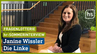 hr-Sommerinterview: Fragenlotterie mit Janine Wissler (Die Linke) | hessenschau