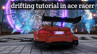 tutorial for racing in ace racer, part 2 (all types of drifting)