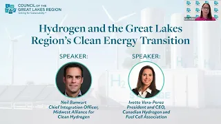 Hydrogen and the Great Lakes Region’s Clean Energy Transition Webinar Recording