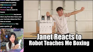 [Janet Reacts] A Robot Teaches Me Boxing by Michael Reeves! 🥊🤖🥊