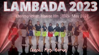 LAMBADA 2023 #linedance - Choreo by Heeyon Kim (KOR) - Demo Yukeline #BGC, coach : #bernaldgombong