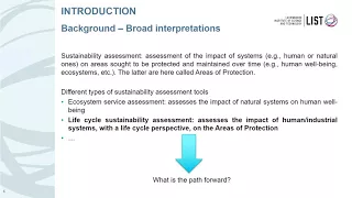 LCSA Series: A Revision of What Life Cycle Sustainability Assessment Should Entail