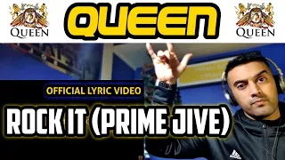Queen - Rock It (Prime Jive) (Official Lyric Video) - FIRST TIME REACTION.