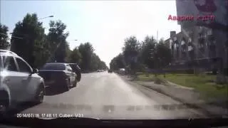 Аварии и ДТП Июль 2014 Car crash compilation #21