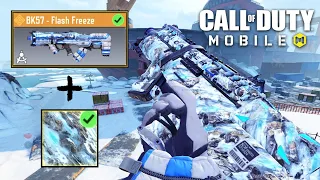 NEW CODM Tournament camo ICE LOCKED was made for this LEGENDARY!! BK57 - Flash Freeze #codm #ranked