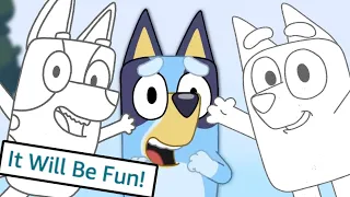 Knockoff Bluey Coloring Books