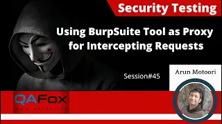 Using BurpSuite as Proxy Tool for Intercepting Requests (Session 45 - Security Testing)