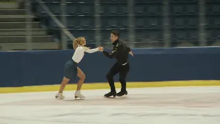 Danza rítmica de Sofía Val & Asaf Kazimov en el ISU Challenger Nepela Memorial 2023