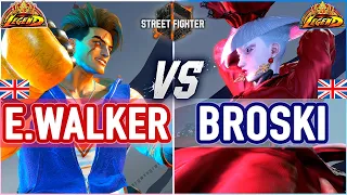 SF6 🔥 Ending Walker (Luke) vs Broski (A.K.I) 🔥 SF6 High Level Gameplay