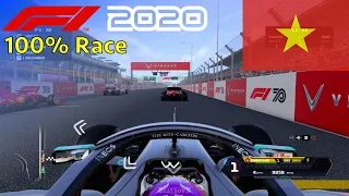 F1 2020 - Let's Make Hamilton 7x World Champion #3: 100% Race Vietnam