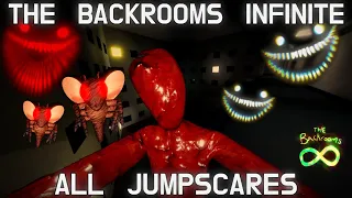 THE BACKROOMS INFINITE ALL JUMPSCARES AND RED ROOMS.. (The Backrooms: Infinite 1.1.1v Update)