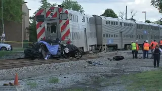 Rock Island Metra train collides with car, killing 3