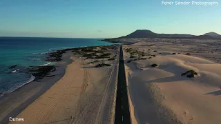 Beautiful Fuerteventura (Canary Island) 4k drone video