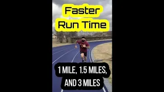 Get Faster in your 1 mile, 1.5 mile, and 3 mile Run| Track Work Out | HIIT?? | Cardio | #Shorts