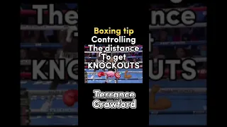 Controlling the distance to get a knockout - Terrance Crawford analysis #boxingtips #foryou #boxeo