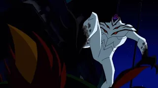 Ben 10 Alien Force - Swampfire, Kevin and Gwen vs Hybrid