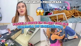 ERA PARA SER UM VÍDEO NORMAL + ELE FOI PARAR NO HOSPITAL😭ROTINA ANTES DE TUDO-LIMPEZA E ORGANIZAÇÃO