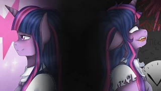 (Speedpaint) MLP: Twilight and two sides