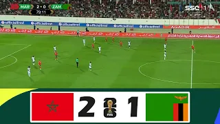 Morocco vs. Zambia [2-1] | FIFA World Cup 2026™ CAF Qualifiers | Match Highlights!