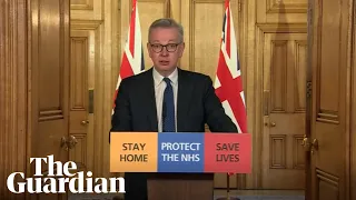 Coronavirus: Michael Gove gives update after Johnson and Hancock test positive - watch live