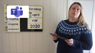 23.04.20 - Hjemmeskole, 1.trinn Neskollen skole