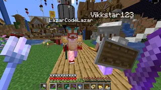 Technoblade meets Vikkstar & LazarBeam on Dream SMP