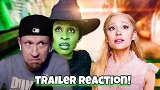 WICKED | TRAILER REACTION! Ariana Grande. Cynthia Erivo. Jeff Goldblum. Michelle Yeoh.