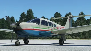 Testing the updated JustFlight Piper PA-28 Turbo Arrow IV in Microsoft Flight Simulator